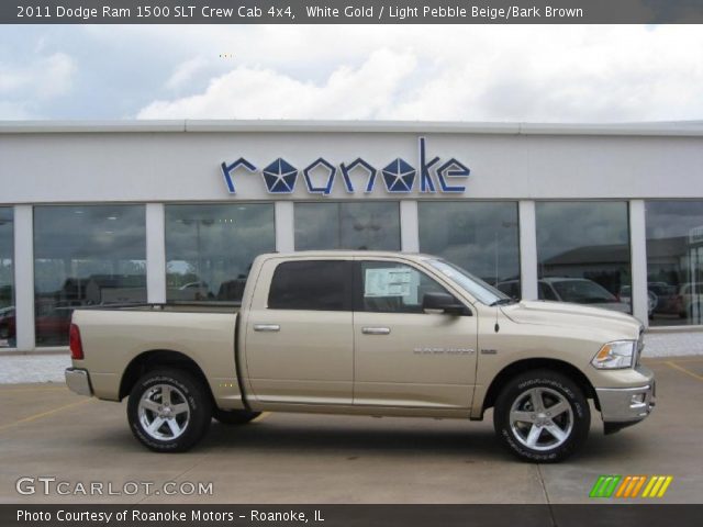 2011 Dodge Ram 1500 SLT Crew Cab 4x4 in White Gold