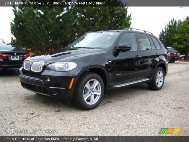 2011 BMW X5 xDrive 35d in Black Sapphire Metallic