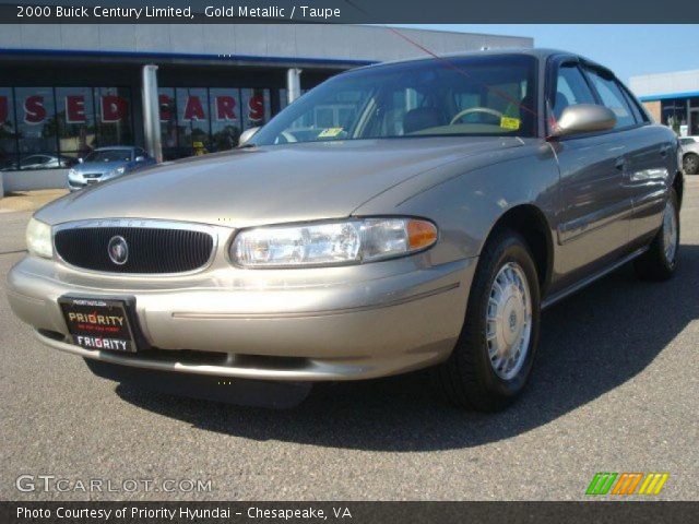 2000 Buick Century Limited in Gold Metallic