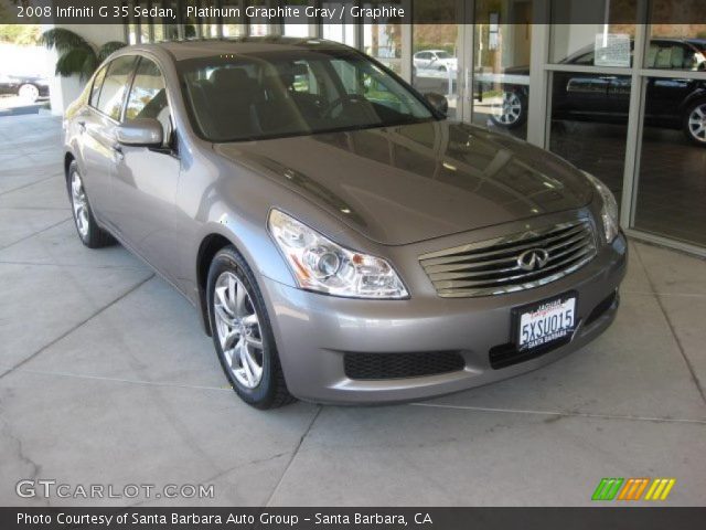 2008 Infiniti G 35 Sedan in Platinum Graphite Gray