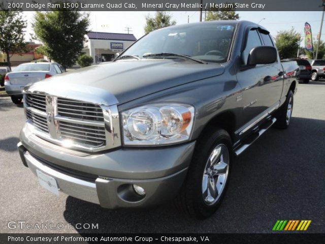 2007 Dodge Ram 1500 Laramie Quad Cab in Mineral Gray Metallic