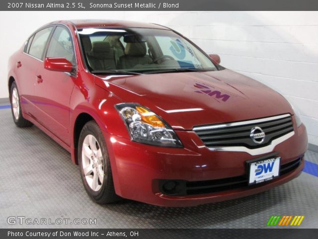 2007 Nissan Altima 2.5 SL in Sonoma Sunset Metallic