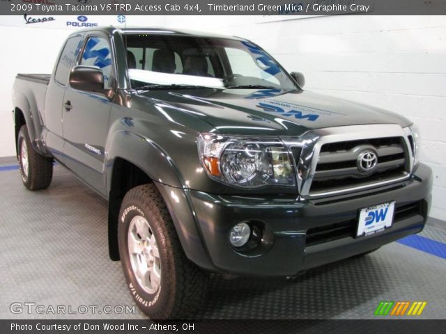 2009 Toyota Tacoma V6 TRD Access Cab 4x4 in Timberland Green Mica