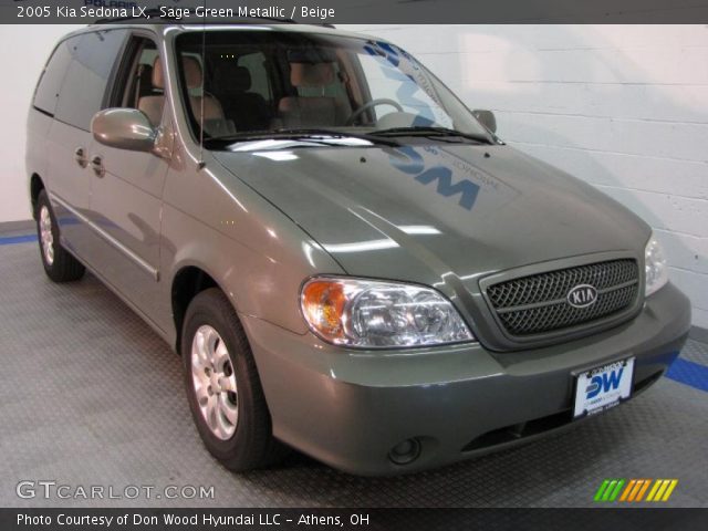 2005 Kia Sedona LX in Sage Green Metallic