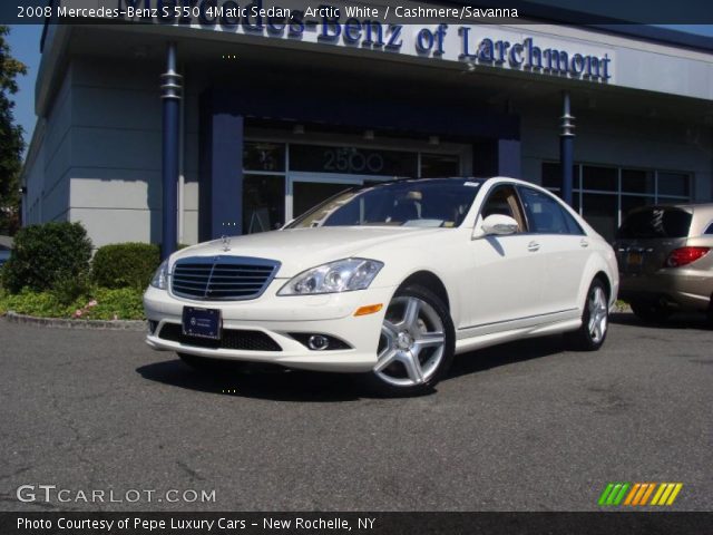 2008 Mercedes-Benz S 550 4Matic Sedan in Arctic White