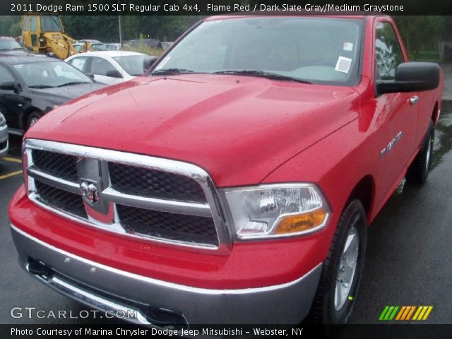 2011 Dodge Ram 1500 SLT Regular Cab 4x4 in Flame Red