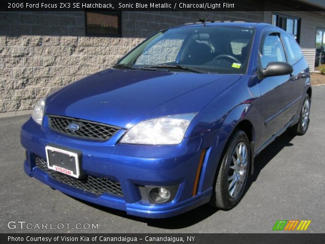 2006 Ford Focus ZX3 SE Hatchback in Sonic Blue Metallic