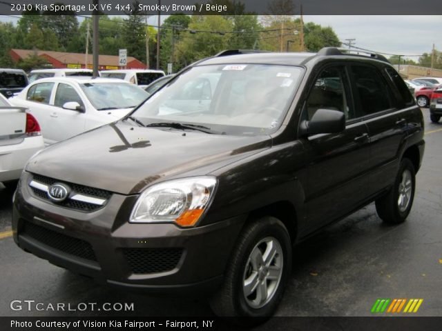 2010 Kia Sportage LX V6 4x4 in Smokey Brown