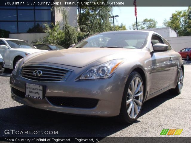 2008 Infiniti G 37 Journey Coupe in Platinum Graphite Gray