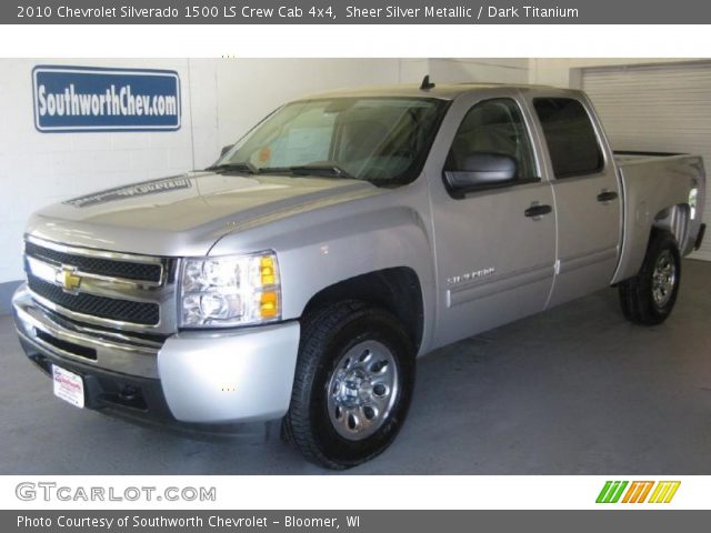 2010 Chevrolet Silverado 1500 LS Crew Cab 4x4 in Sheer Silver Metallic