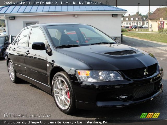 2006 Mitsubishi Lancer Evolution IX in Tarmac Black