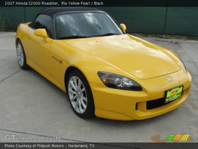 2007 Honda S2000 Roadster in Rio Yellow Pearl