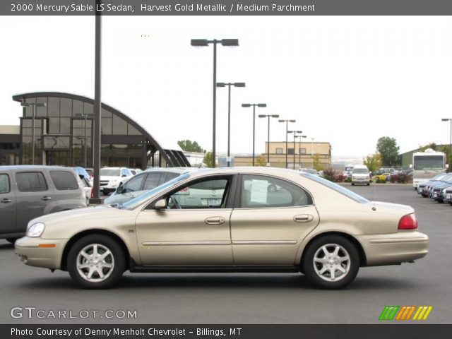 2000 Mercury Sable LS Sedan in Harvest Gold Metallic