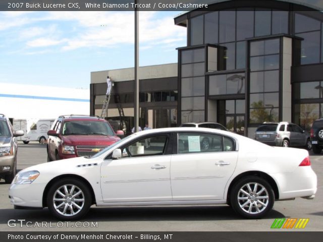 2007 Buick Lucerne CXS in White Diamond Tricoat