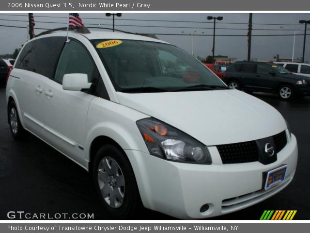 2006 Nissan Quest 3.5 in Nordic White Pearl