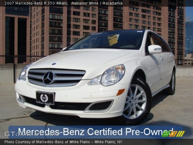 2007 Mercedes-Benz R 350 4Matic in Alabaster White