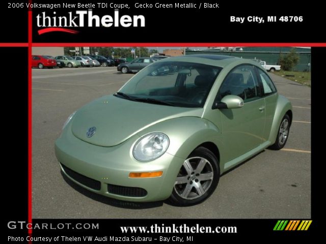 2006 Volkswagen New Beetle TDI Coupe in Gecko Green Metallic