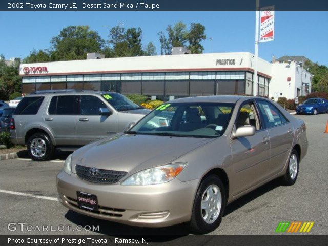 2002 Toyota Camry LE in Desert Sand Mica
