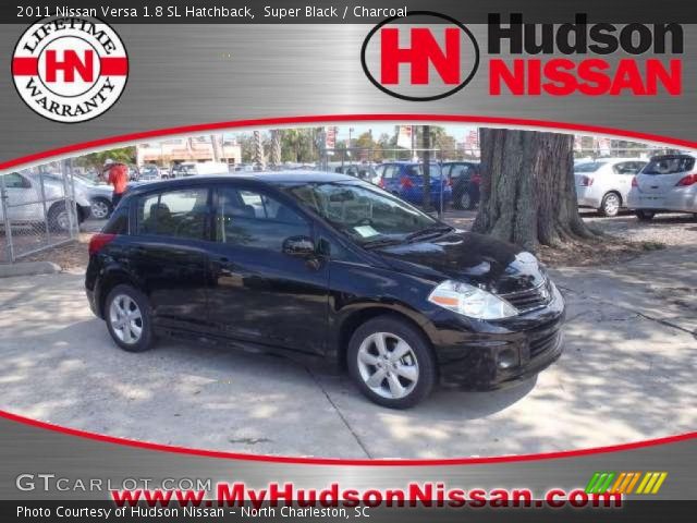 2011 Nissan Versa 1.8 SL Hatchback in Super Black