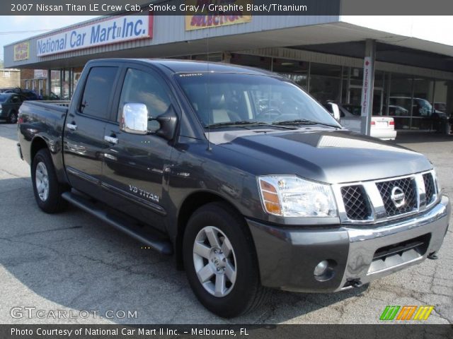 2007 Nissan Titan LE Crew Cab in Smoke Gray