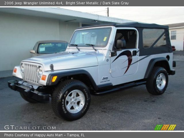 2006 Jeep Wrangler Unlimited 4x4 in Bright Silver Metallic