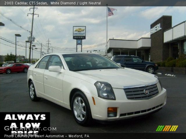 2003 Cadillac CTS Sedan in White Diamond