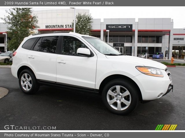 2009 Hyundai Santa Fe Limited 4WD in Powder White Pearl