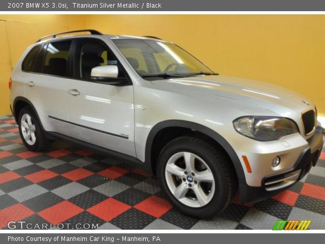 2007 BMW X5 3.0si in Titanium Silver Metallic