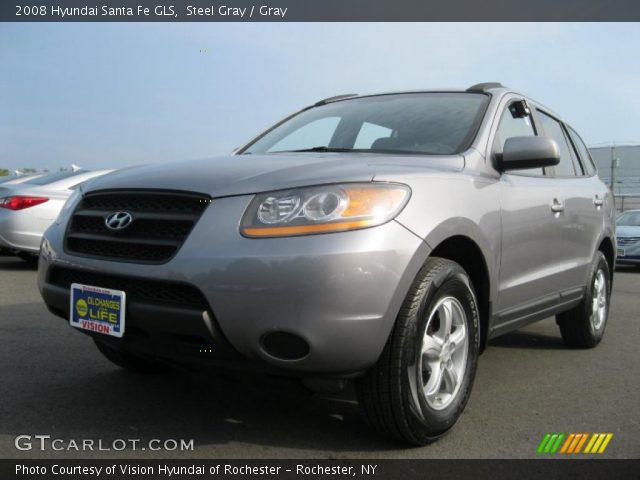 2008 Hyundai Santa Fe GLS in Steel Gray