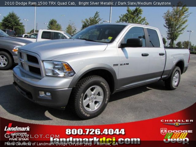 2010 Dodge Ram 1500 TRX Quad Cab in Bright Silver Metallic