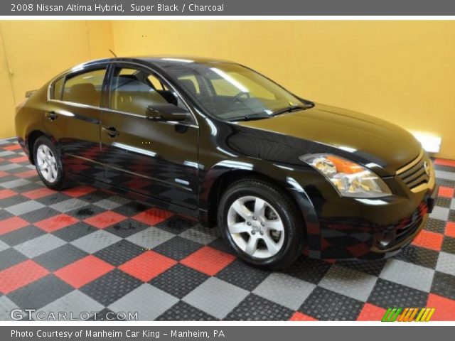 2008 Nissan Altima Hybrid in Super Black