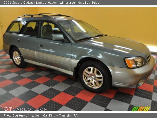 2001 Subaru Outback Limited Wagon in Wintergreen Metallic