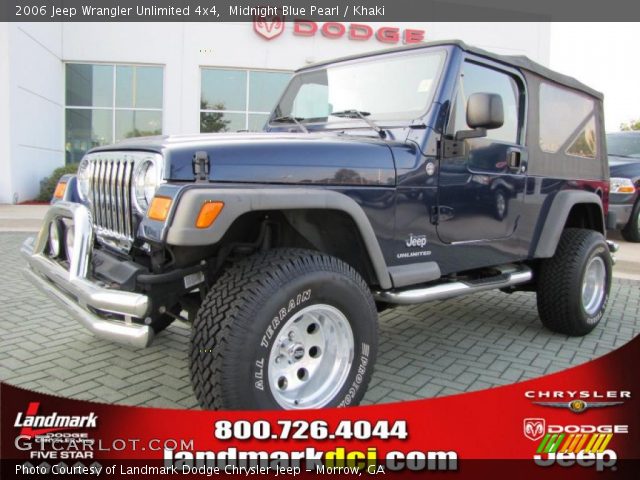 2006 Jeep Wrangler Unlimited 4x4 in Midnight Blue Pearl
