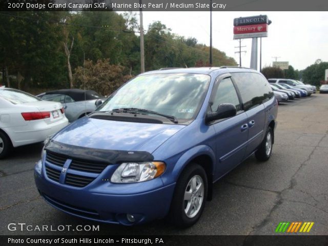 2007 Dodge Grand Caravan SXT in Marine Blue Pearl