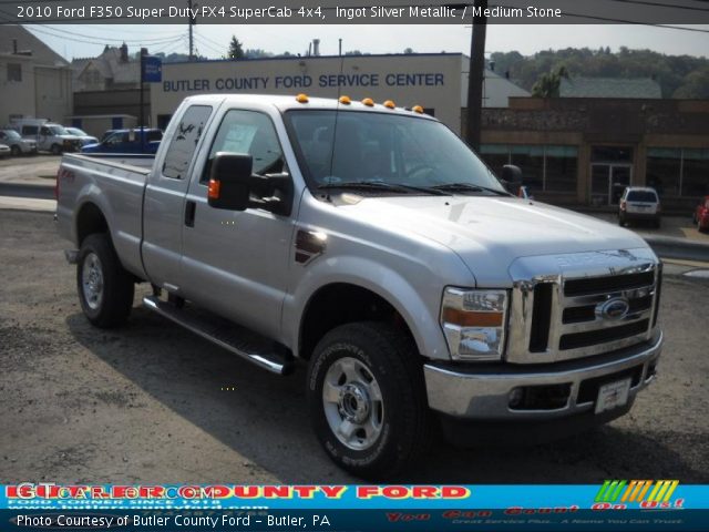 2010 Ford F350 Super Duty FX4 SuperCab 4x4 in Ingot Silver Metallic