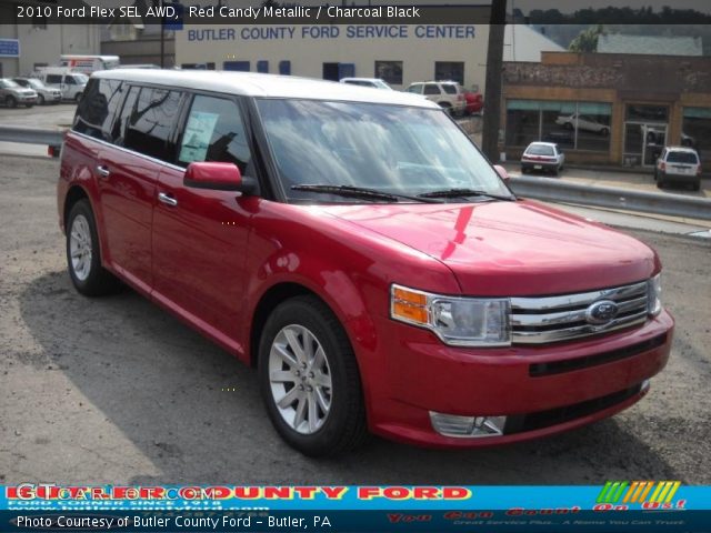 2010 Ford Flex SEL AWD in Red Candy Metallic