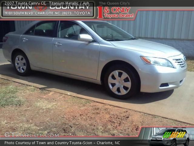 2007 Toyota Camry CE in Titanium Metallic