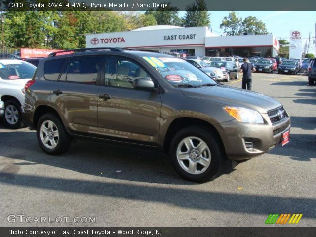 2010 Toyota RAV4 I4 4WD in Pyrite Metallic