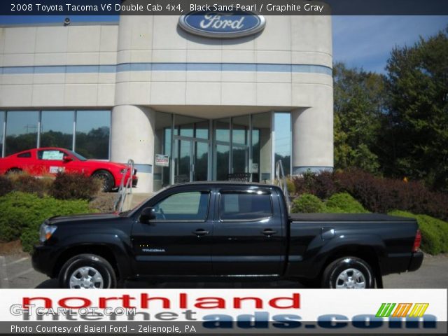 2008 Toyota Tacoma V6 Double Cab 4x4 in Black Sand Pearl