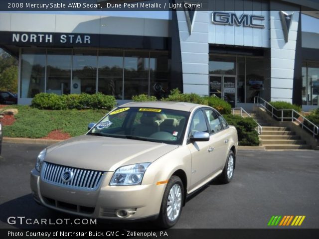 2008 Mercury Sable AWD Sedan in Dune Pearl Metallic