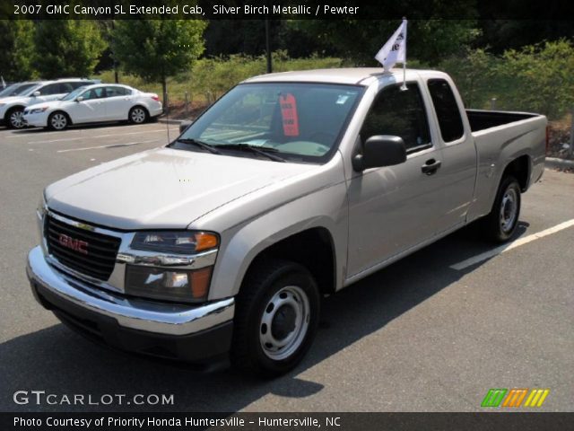 2007 GMC Canyon SL Extended Cab in Silver Birch Metallic