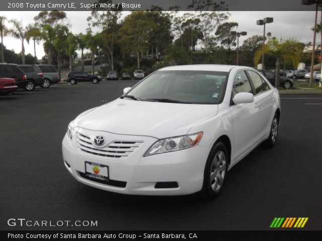2008 Toyota Camry LE in Super White