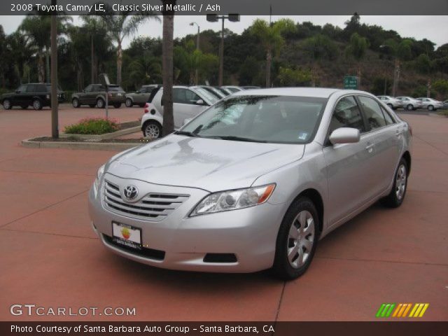 2008 Toyota Camry LE in Classic Silver Metallic