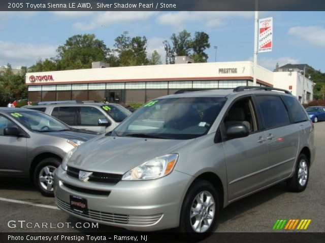 2005 Toyota Sienna LE AWD in Silver Shadow Pearl