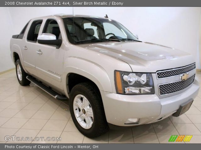 2008 Chevrolet Avalanche Z71 4x4 in Silver Birch Metallic