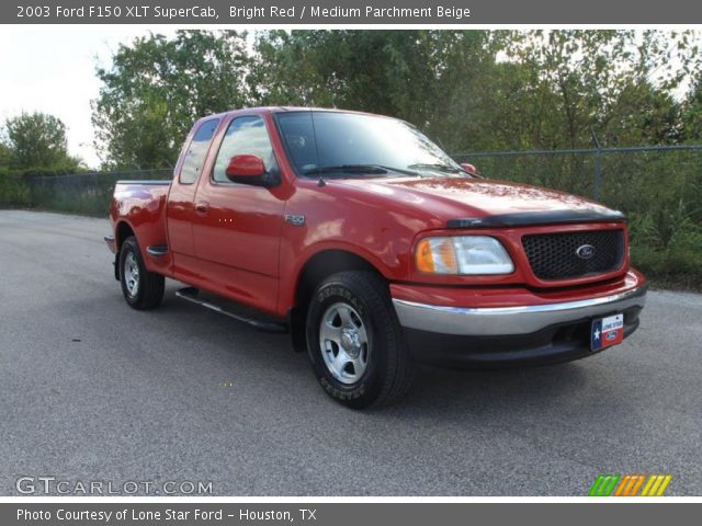 2003 Ford F150 XLT SuperCab in Bright Red