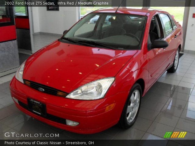 2002 Ford Focus ZTS Sedan in Infra Red