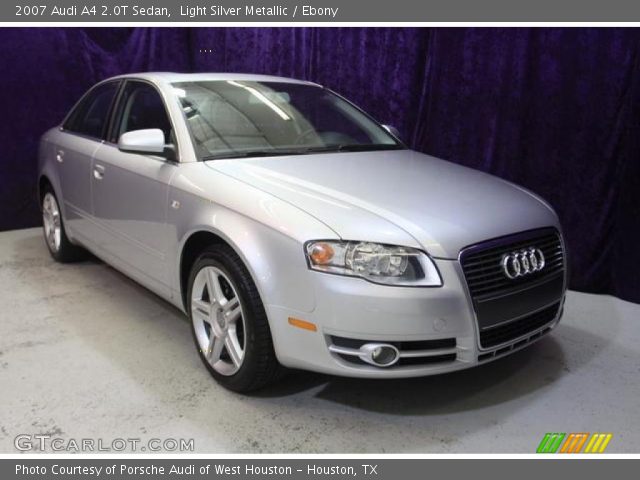 2007 Audi A4 2.0T Sedan in Light Silver Metallic