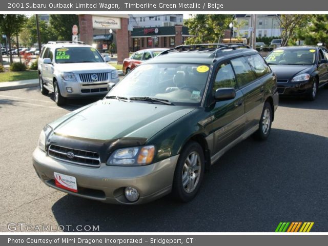 2001 Subaru Outback Limited Wagon in Timberline Green Metallic