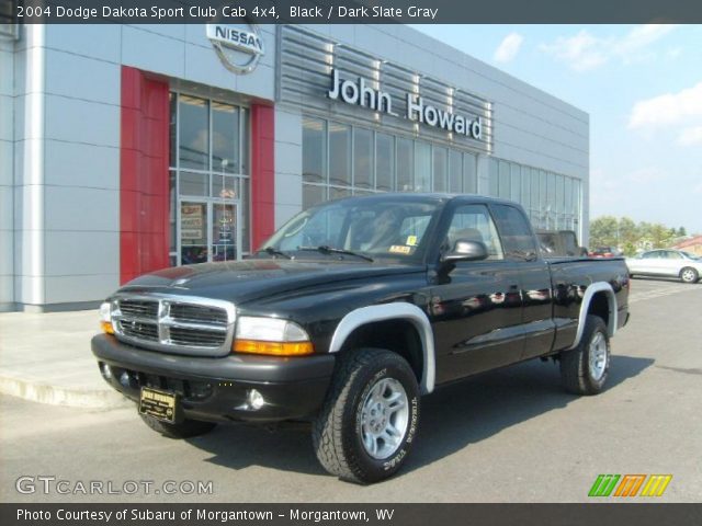 2004 Dodge Dakota Sport Club Cab 4x4 in Black